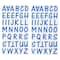 Blue Epoxy Alphabet Stickers by Recollections™
